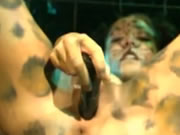 歐洲經典 豹紋小妖自慰